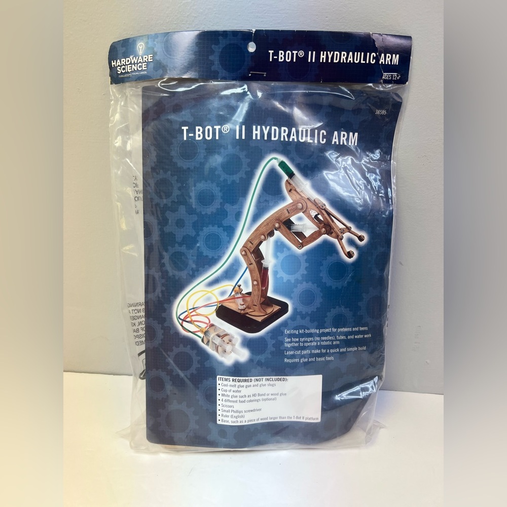 Hardware Science- T-Bot II Hydraulic Arm Kit- NIB, Ages 12+